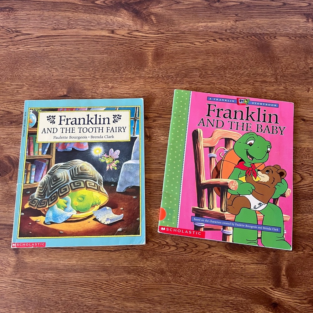 Kids Classic Paperback Franklin books - set of 2